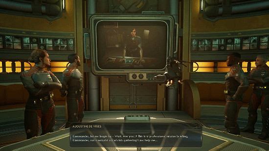 細節拉滿！在《外圍世界2》中果體開會 會被NPC斥責