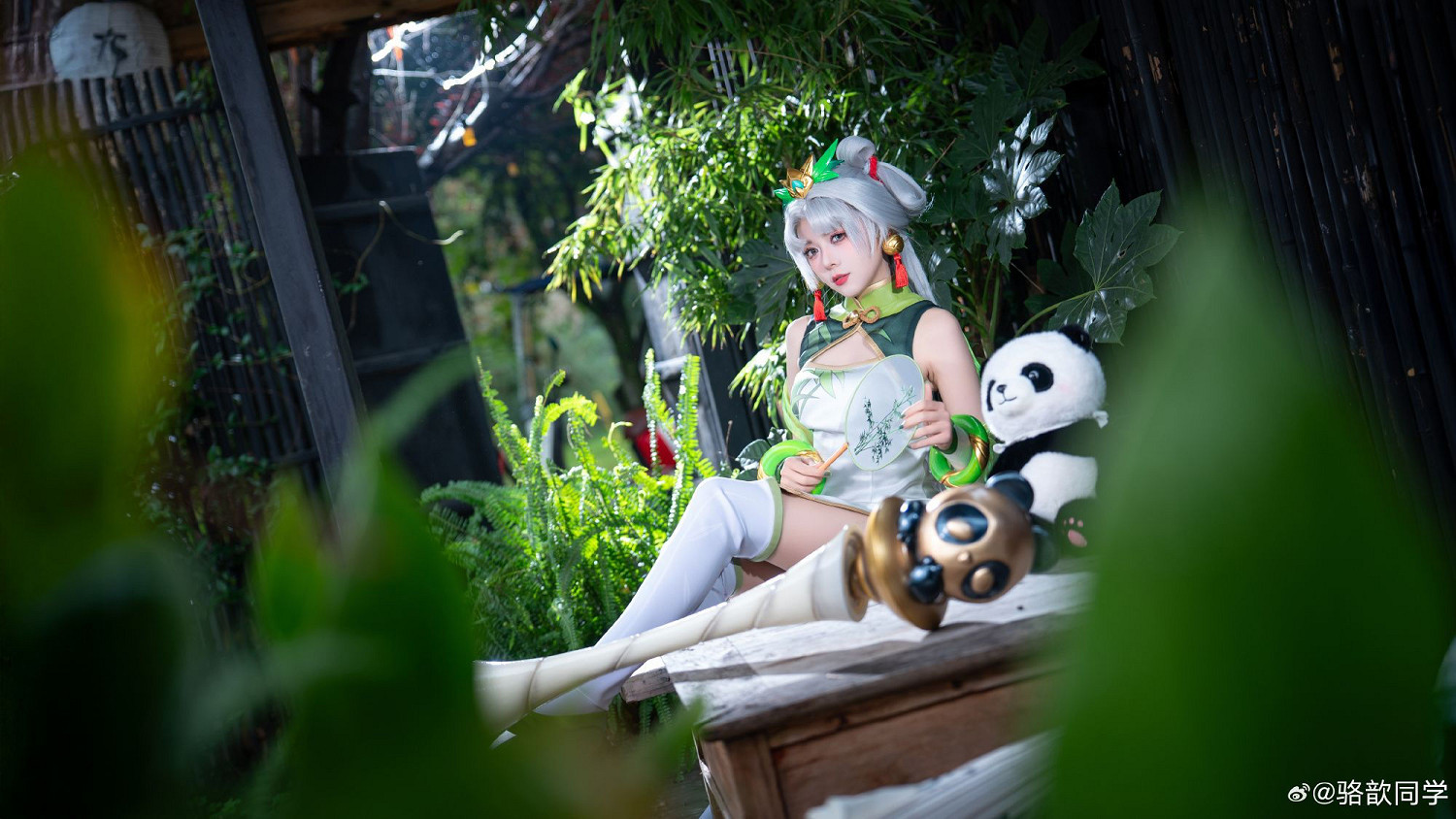 超可愛!LPL主持人駱歆化身《LOL》熊貓娃娃拉克絲 超可愛!LPL主持人駱歆化身《LOL》熊貓娃娃拉克絲