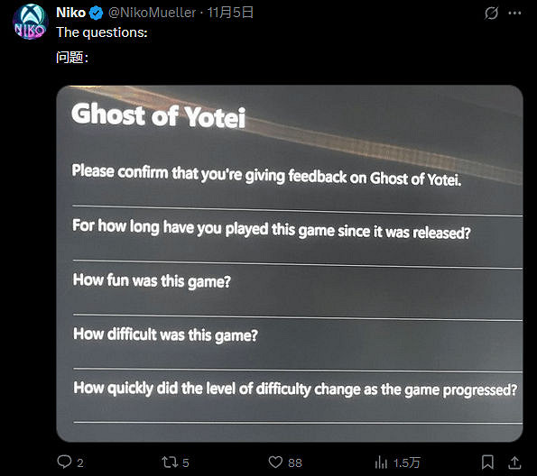 莫非要上Xbox?Xbox調查使用者《對馬島之魂》喜愛程度 莫非要上Xbox?Xbox調查使用者《對馬島之魂》喜愛程度