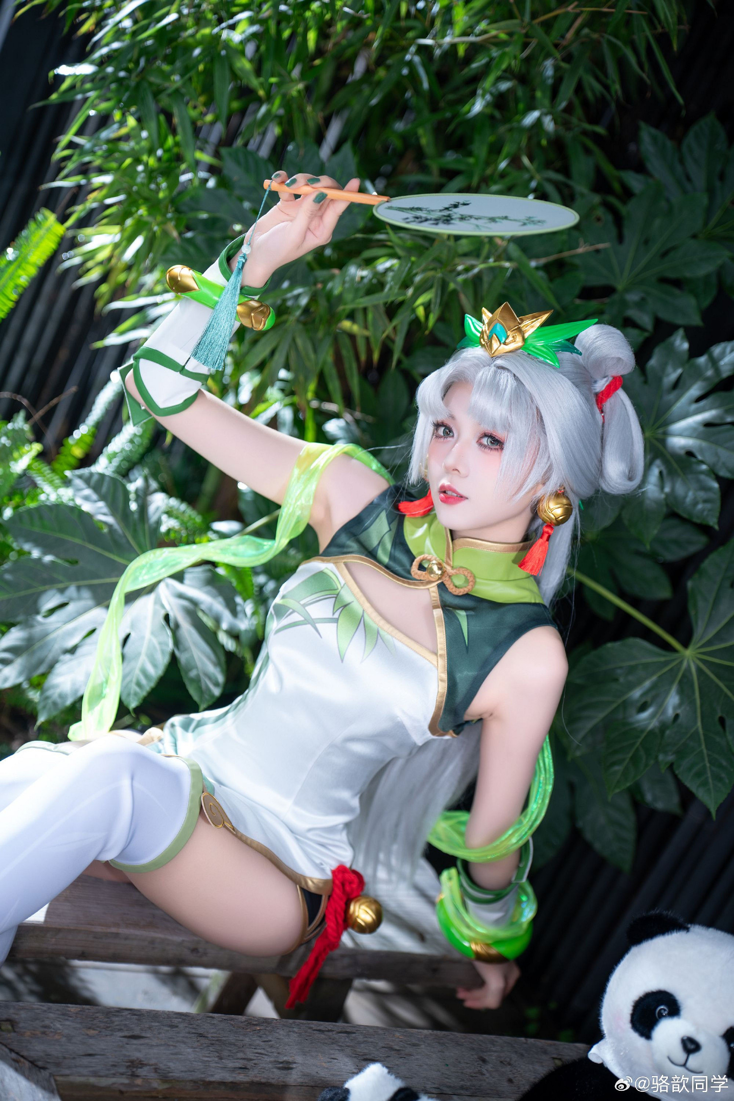 超可愛!LPL主持人駱歆化身《LOL》熊貓娃娃拉克絲 超可愛!LPL主持人駱歆化身《LOL》熊貓娃娃拉克絲