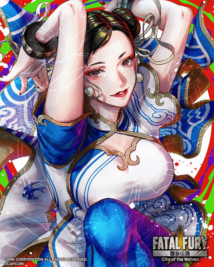 《餓狼傳說:群狼之城》春麗上線!絕美紀念插畫公布 《餓狼傳說:群狼之城》春麗上線!絕美紀念插畫公布