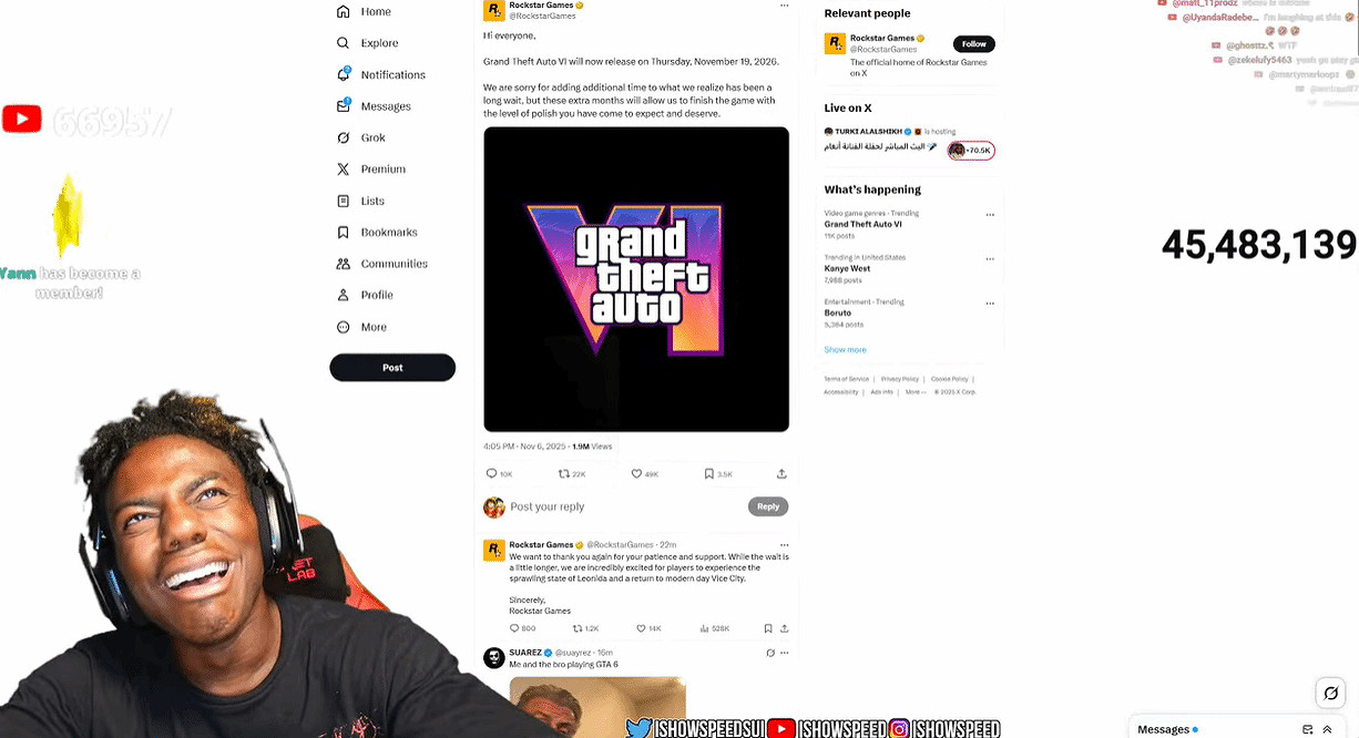 《GTA6》跳票後甲亢哥崩潰大哭!等它發售孩子都有了 《GTA6》跳票後甲亢哥崩潰大哭!等它發售孩子都有了