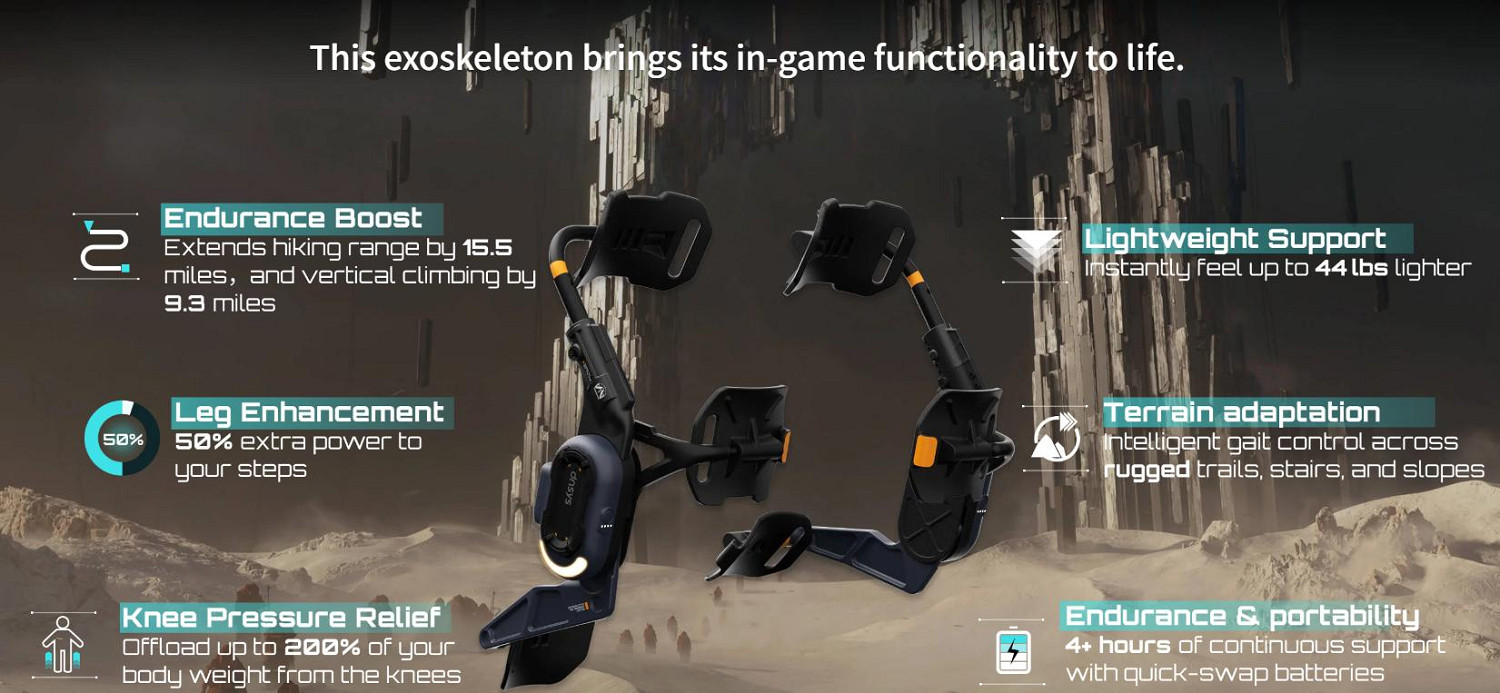 《死亡擱淺2》聯名戶外用外骨骼裝置將於12月2日發售