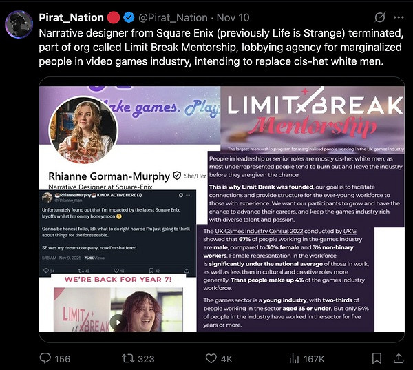 Square Enix外科手術式裁員 精準切割“覺醒派系”