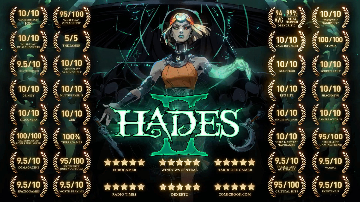 《黑帝斯2》官方公布媒體讚譽牆!遊戲正在8折促銷中 《黑帝斯2》官方公布媒體讚譽牆!遊戲正在8折促銷中