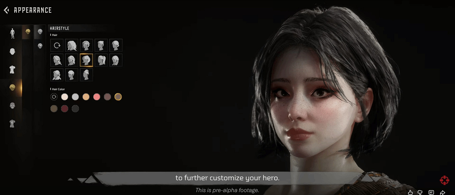 《地平線》MMORPG實機展示公布:玩家可自由捏臉 《地平線》MMORPG實機展示公布:玩家可自由捏臉