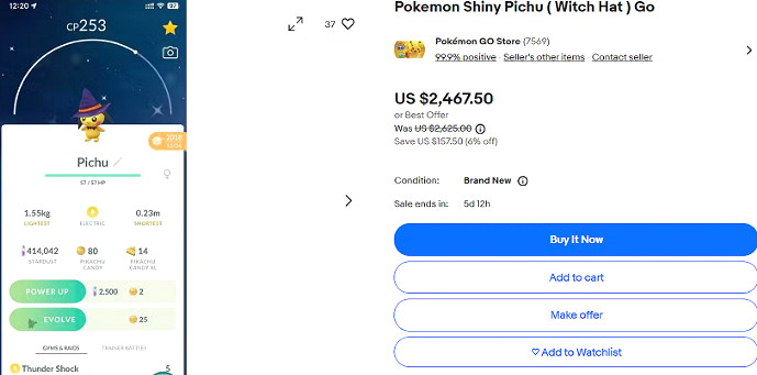 涉嫌違規！《寶可夢GO》伽勒爾急凍鳥掛牌1.3萬美元