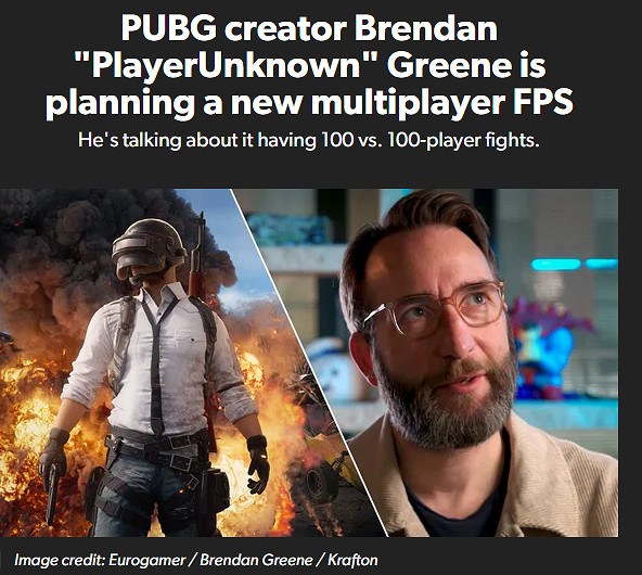 "吃雞之父"的新野心:計劃推出100v100規模FPS "吃雞之父"的新野心:計劃推出100v100規模FPS