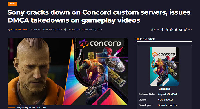 復活失敗!索尼將來有可能起訴《星鳴特攻》伺服器創建者! 復活失敗!索尼將來有可能起訴《星鳴特攻》伺服器創建者!