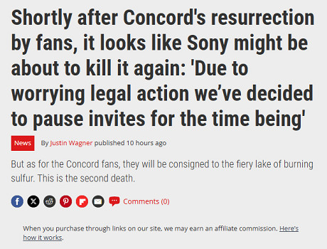 復活失敗！索尼將來有可能起訴《星鳴特攻》伺服器創建者！