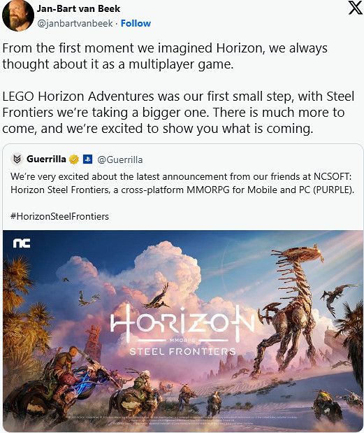 遊騎兵工作室稱《地平線》系列始終為多人遊戲設計 遊騎兵工作室稱《地平線》系列始終為多人遊戲設計