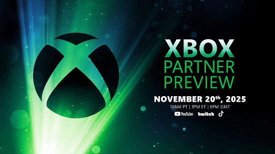微軟官宣11月21日舉辦Xbox Partner Preview發布會! 微軟官宣11月21日舉辦Xbox Partner Preview發布會!