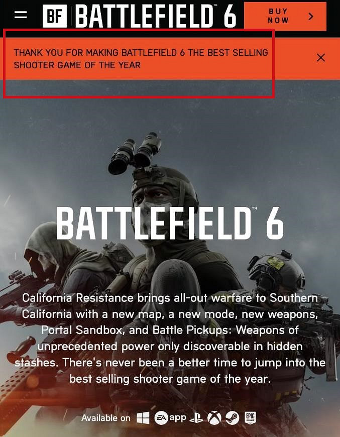 EA稱《戰地風雲2042》是今年最暢銷的射擊遊戲！你認可嗎？