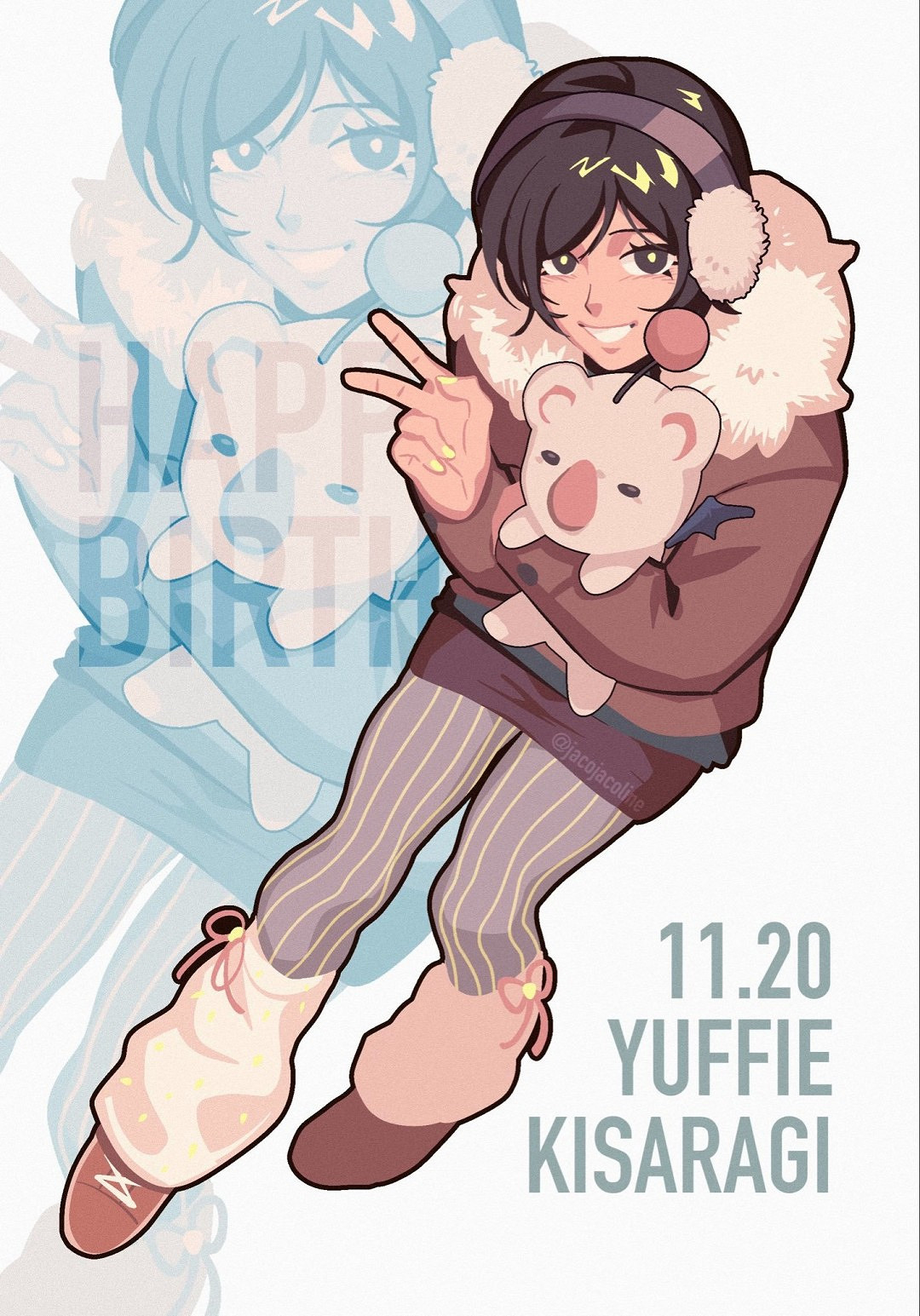 尤菲生日快樂！《最終幻想7》人氣女忍者賀圖大賞