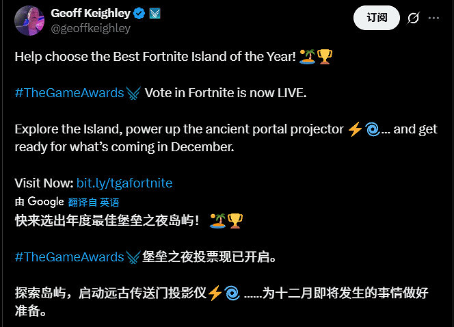 TGA創始人神秘截圖引熱議 《戰慄時空3》傳聞再起風波