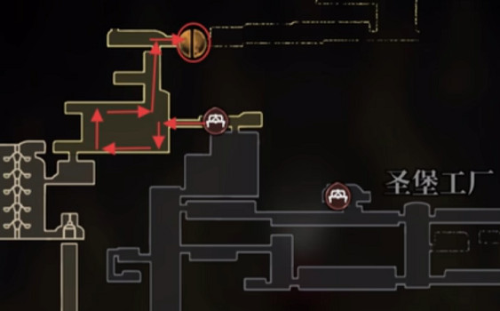 《空洞騎士：絲之歌》全地圖師位置 (第10頁：聖詠殿)