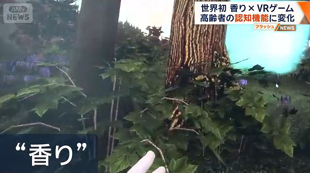 日本研究團隊將香氣與VR遊戲結合 或有效延緩老年癡呆