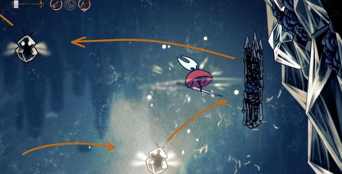 《空洞騎士絲之歌》二段跳解鎖方式