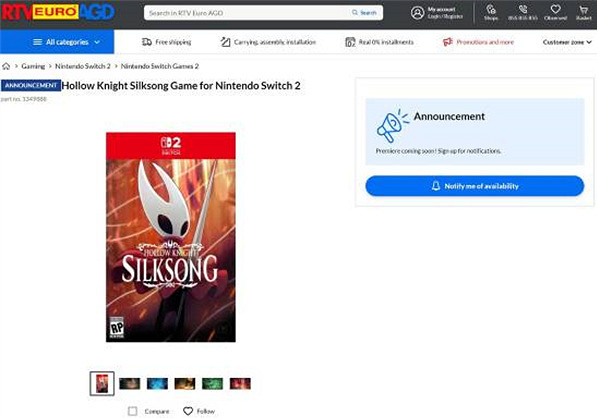 《空洞騎士絲之歌》卡帶預測時間