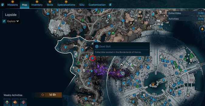 《邊緣禁地4》死者腦栓全收集 (第3頁：卡卡地亞焚毀區)