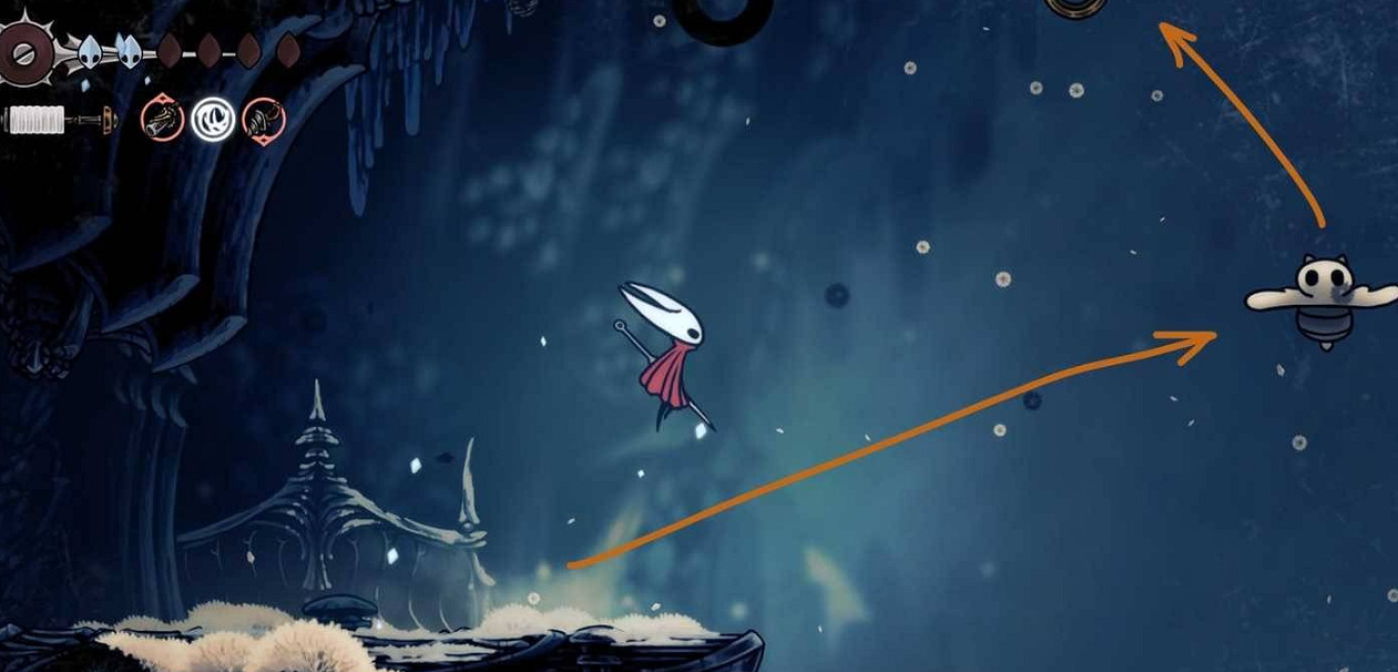 《空洞騎士絲之歌》二段跳解鎖方式