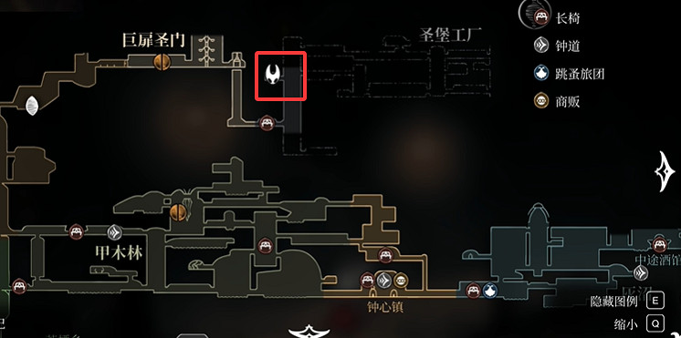 《空洞騎士絲之歌》聖堡工廠地圖獲得方法