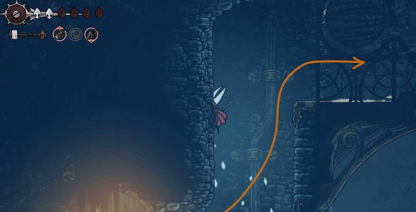 《空洞騎士絲之歌》二段跳解鎖方式