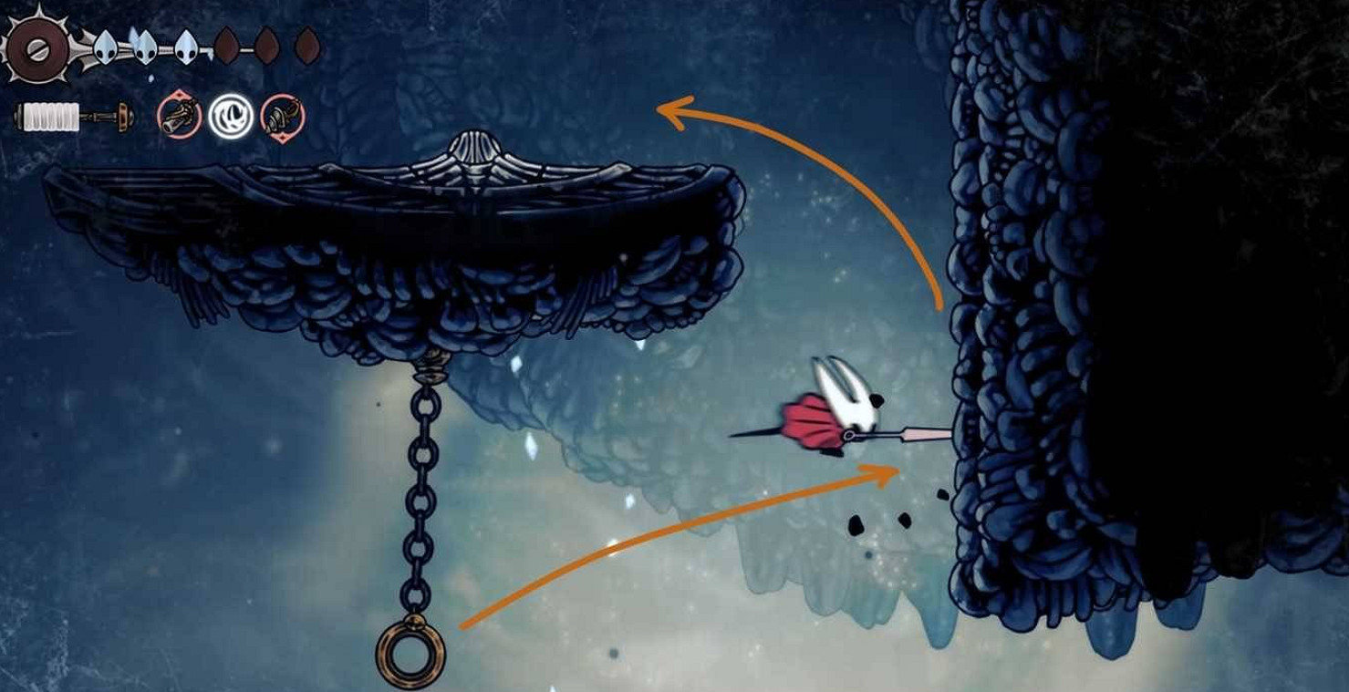 《空洞騎士絲之歌》二段跳解鎖方式