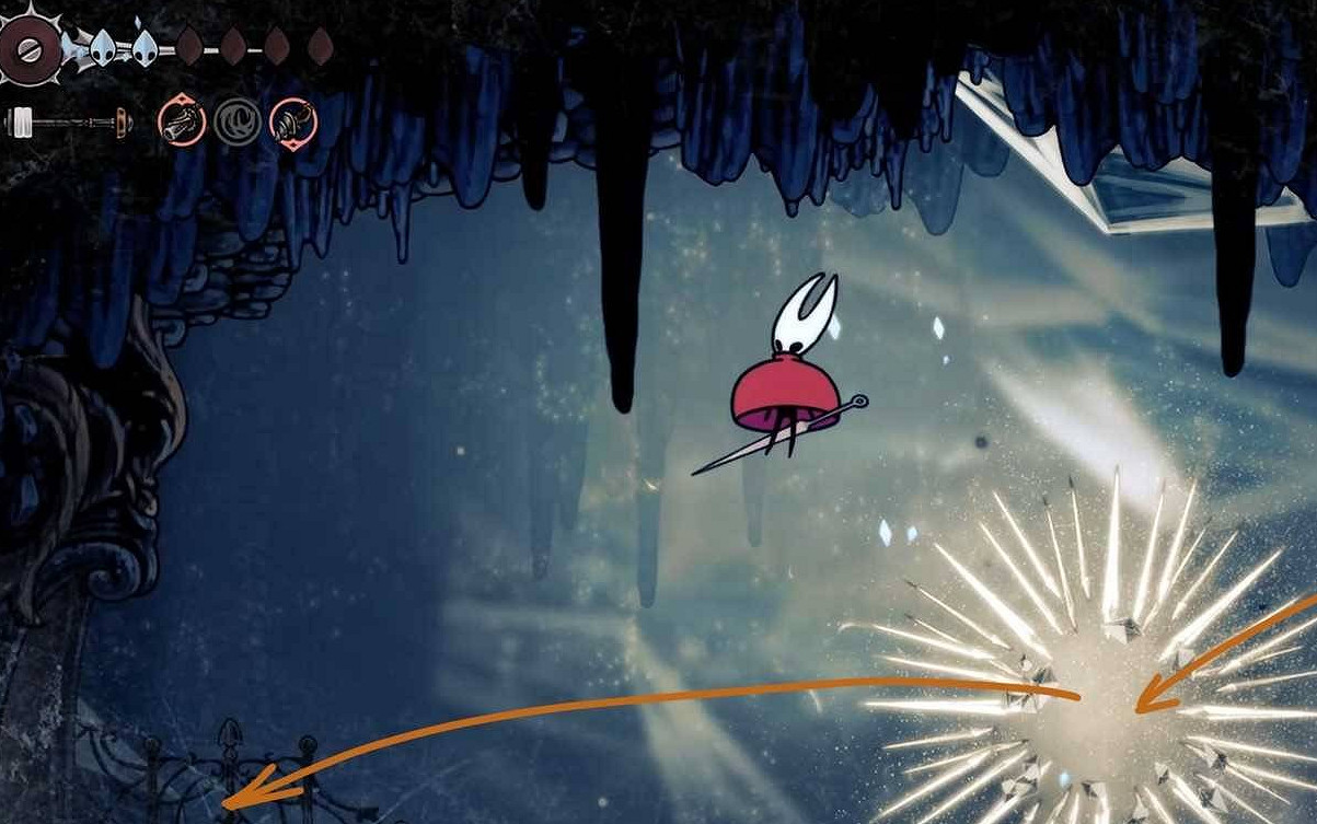 《空洞騎士絲之歌》二段跳解鎖方式