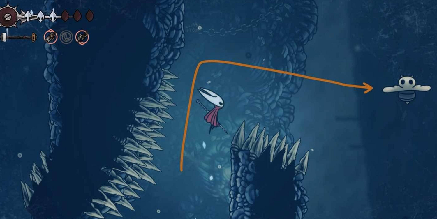 《空洞騎士絲之歌》二段跳解鎖方式