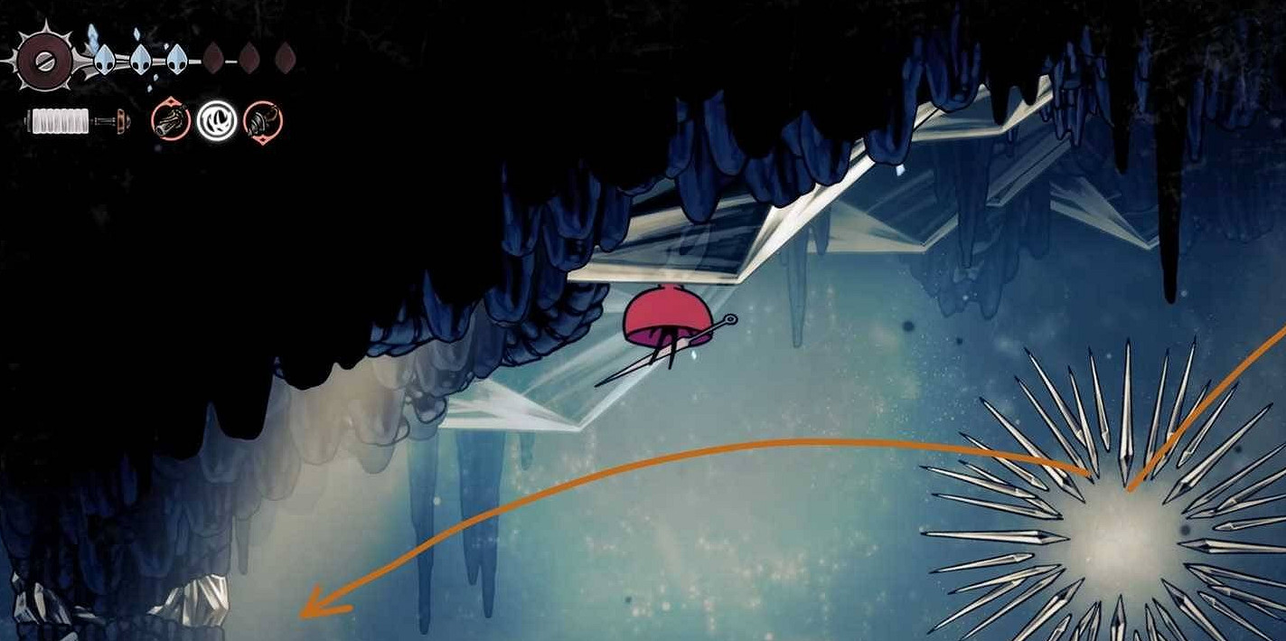 《空洞騎士絲之歌》二段跳解鎖方式