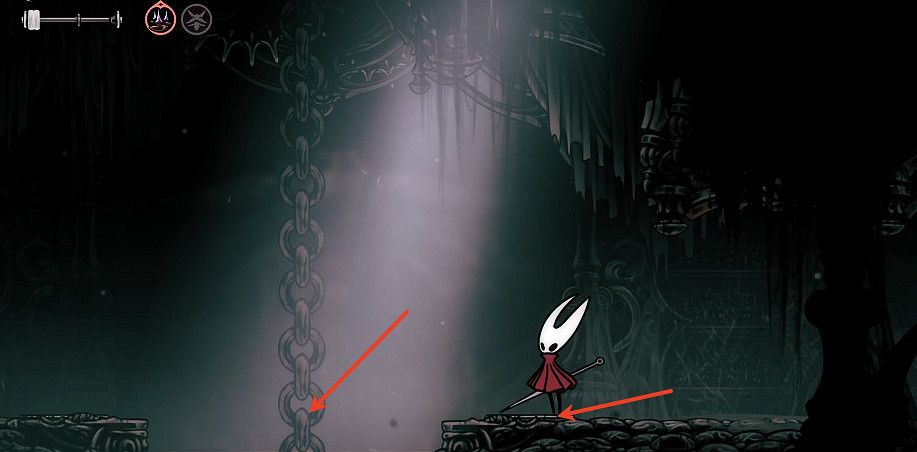 《空洞騎士絲之歌》醫師鑰匙使用方式