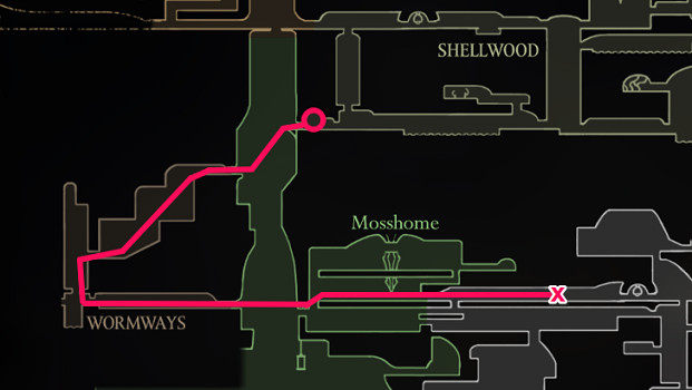 《空洞騎士：絲之鴿》全地圖流程路線圖文攻略 (第13頁：甲木林重要物品收集)