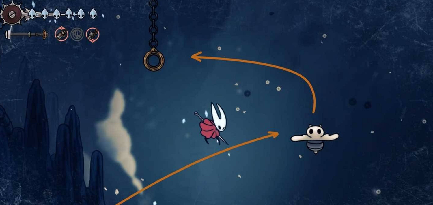 《空洞騎士絲之歌》二段跳解鎖方式