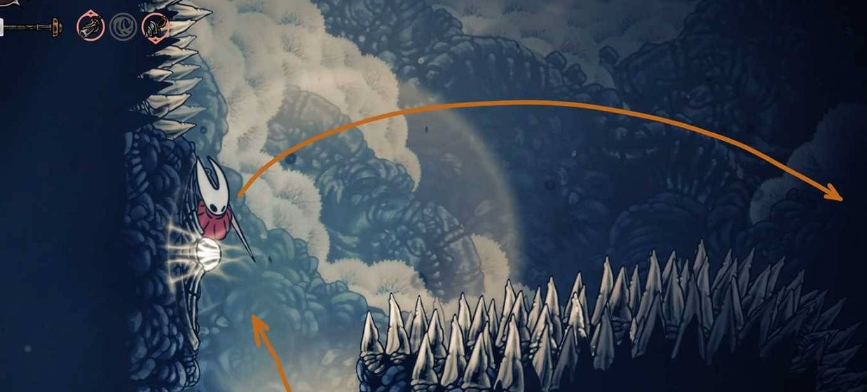 《空洞騎士絲之歌》二段跳解鎖方式