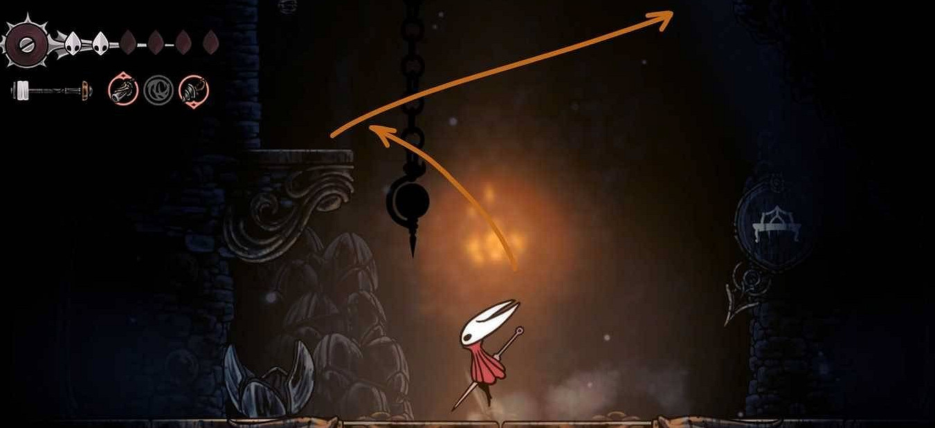 《空洞騎士絲之歌》二段跳解鎖方式