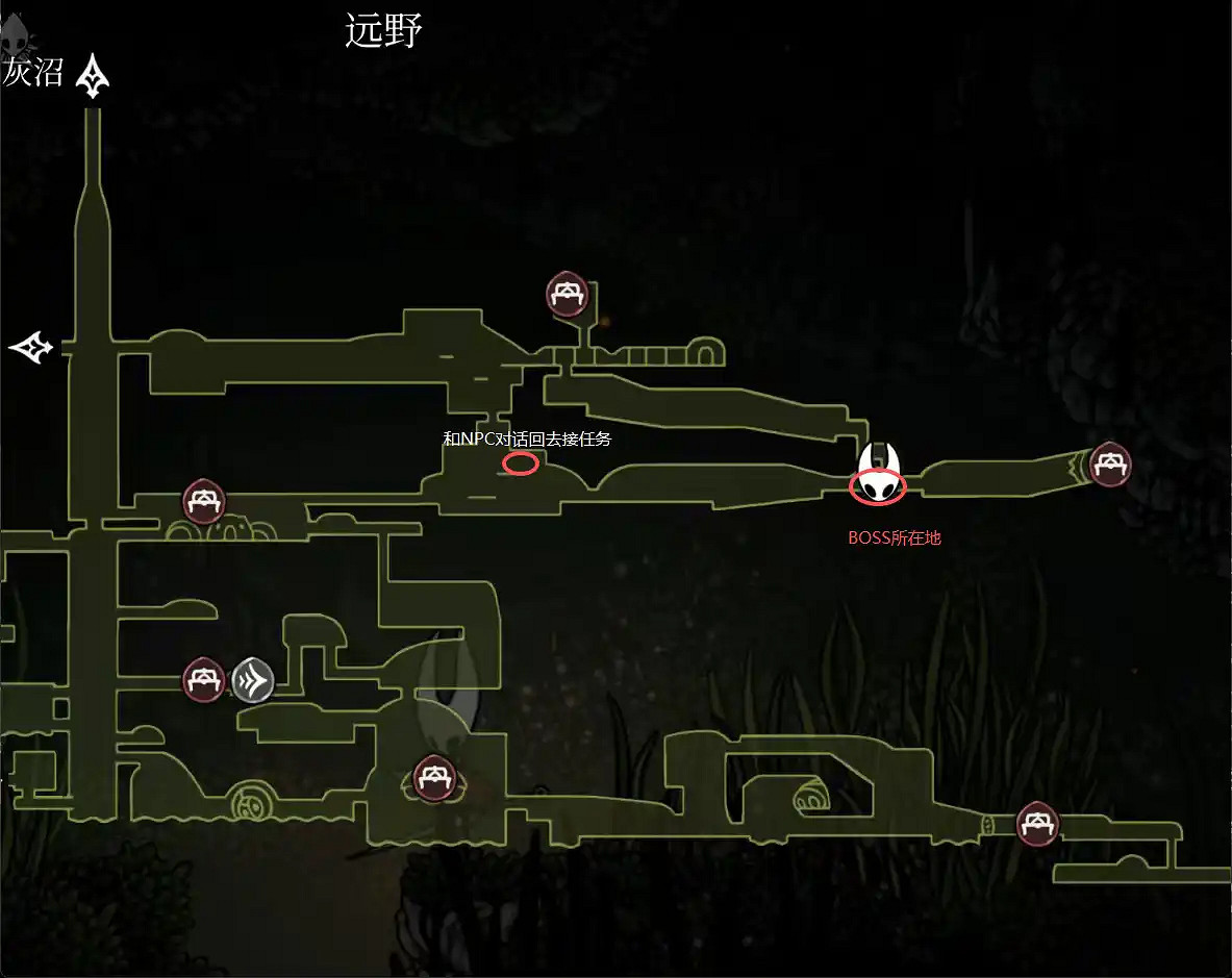 《空洞騎士：絲之鴿》全地圖流程路線圖文攻略