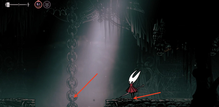 《空洞騎士絲之歌》醫師鑰匙使用方式