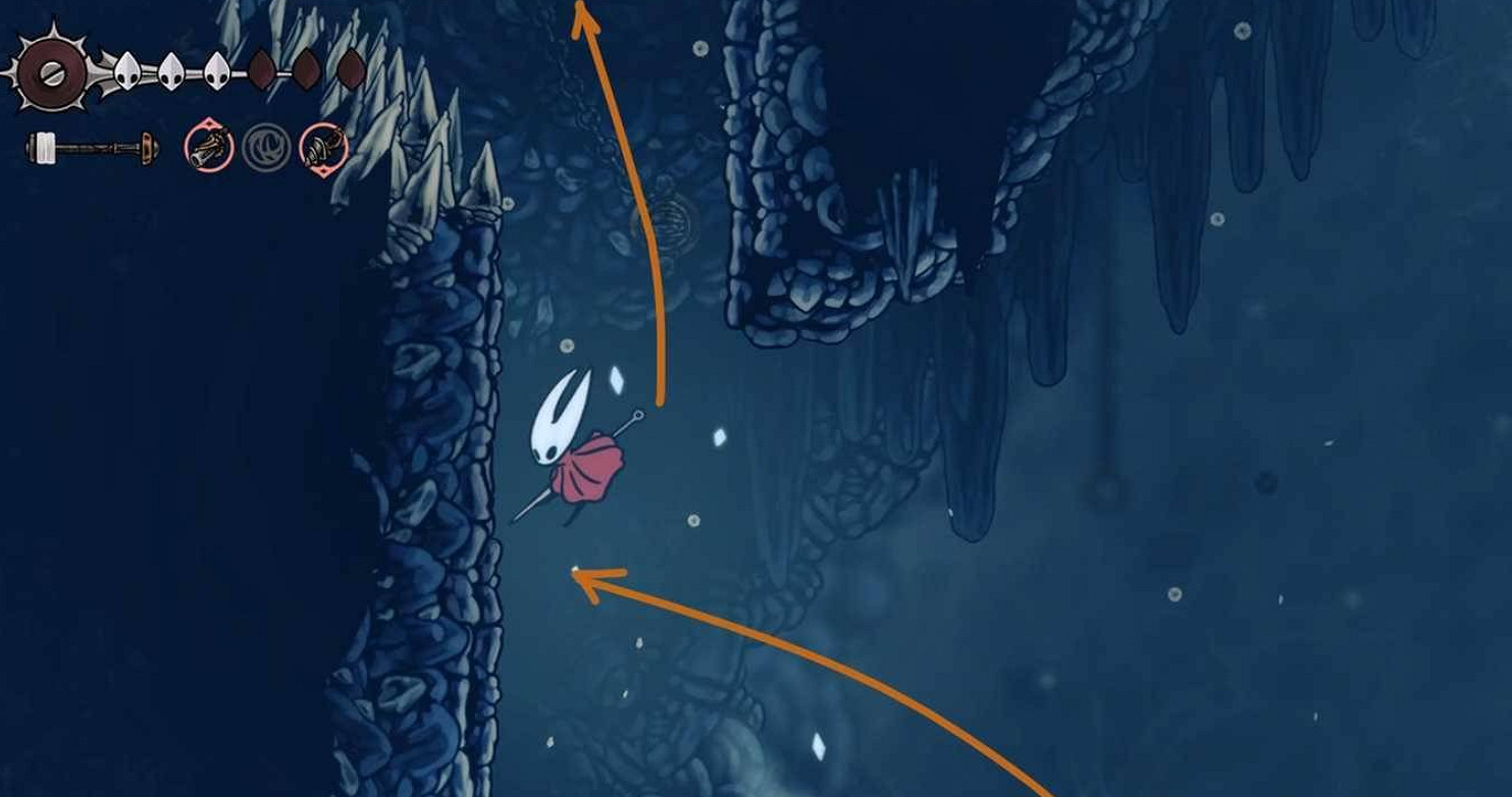 《空洞騎士絲之歌》二段跳解鎖方式