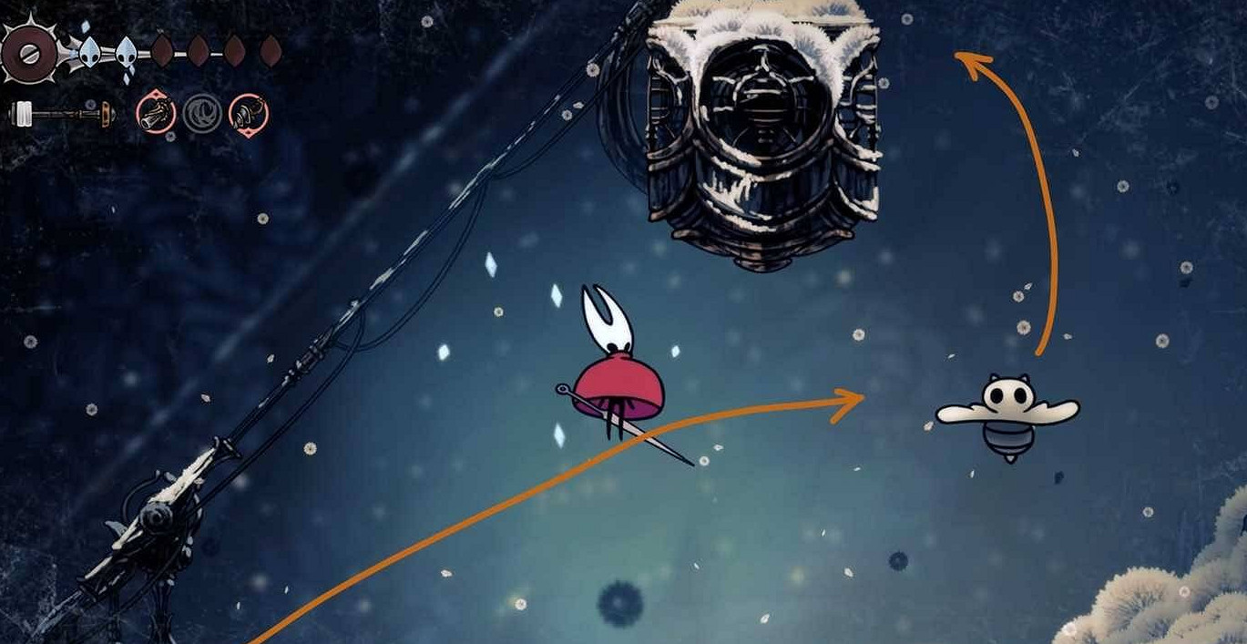 《空洞騎士絲之歌》二段跳解鎖方式