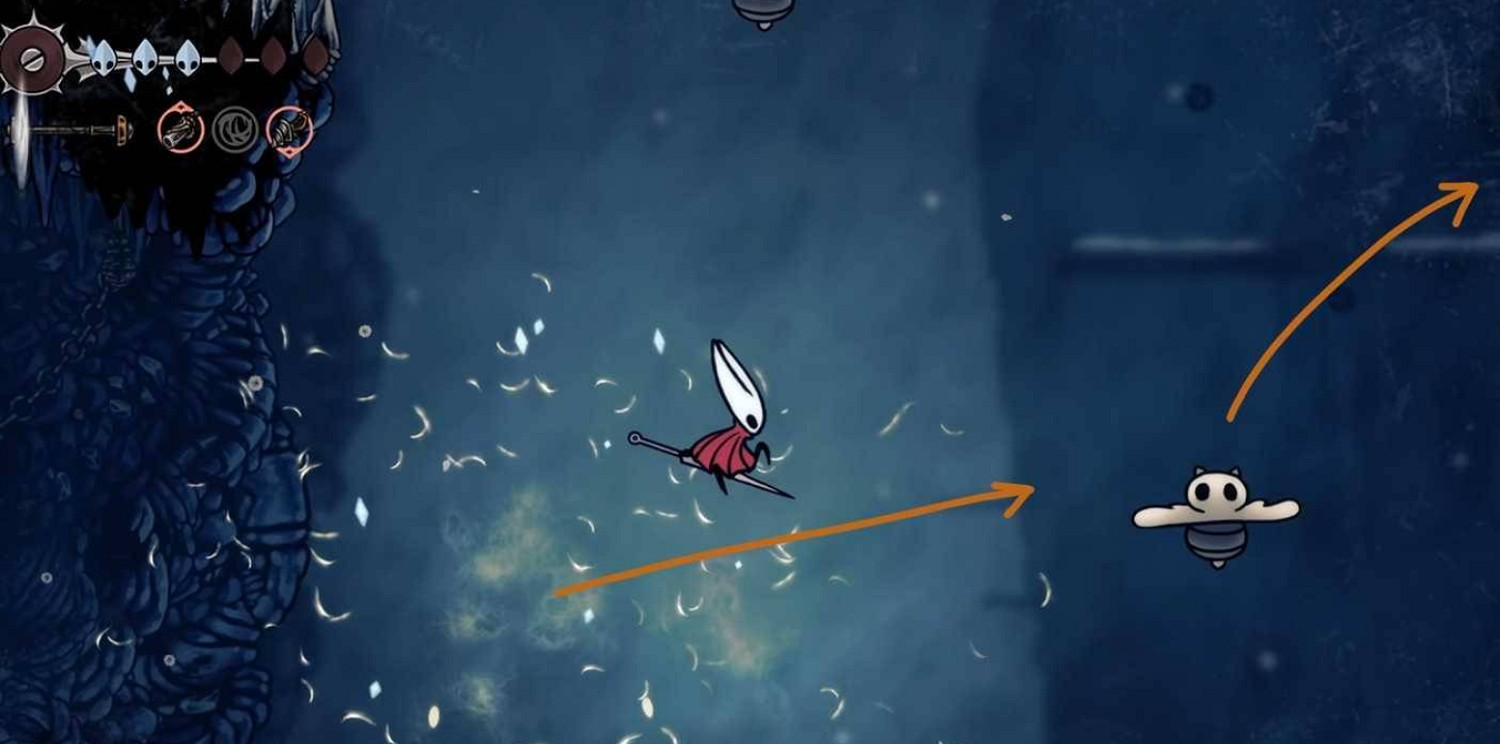 《空洞騎士絲之歌》二段跳解鎖方式