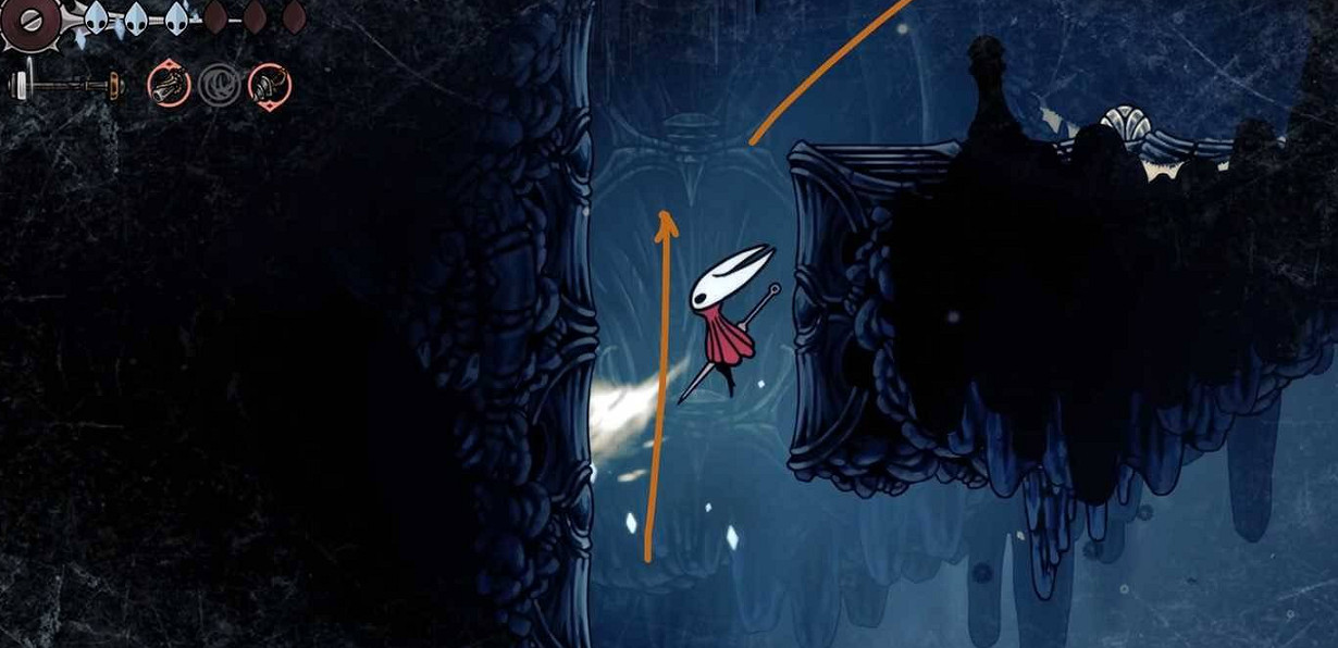 《空洞騎士絲之歌》二段跳解鎖方式