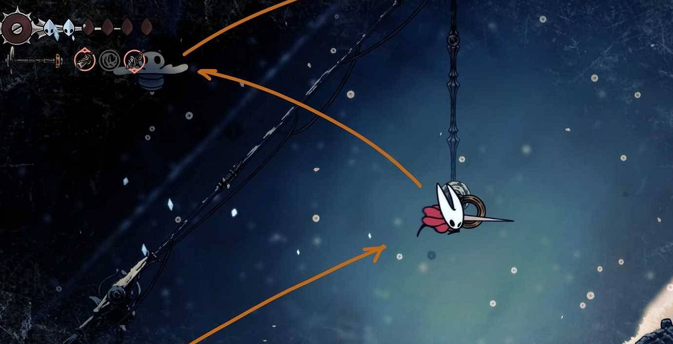 《空洞騎士絲之歌》二段跳解鎖方式