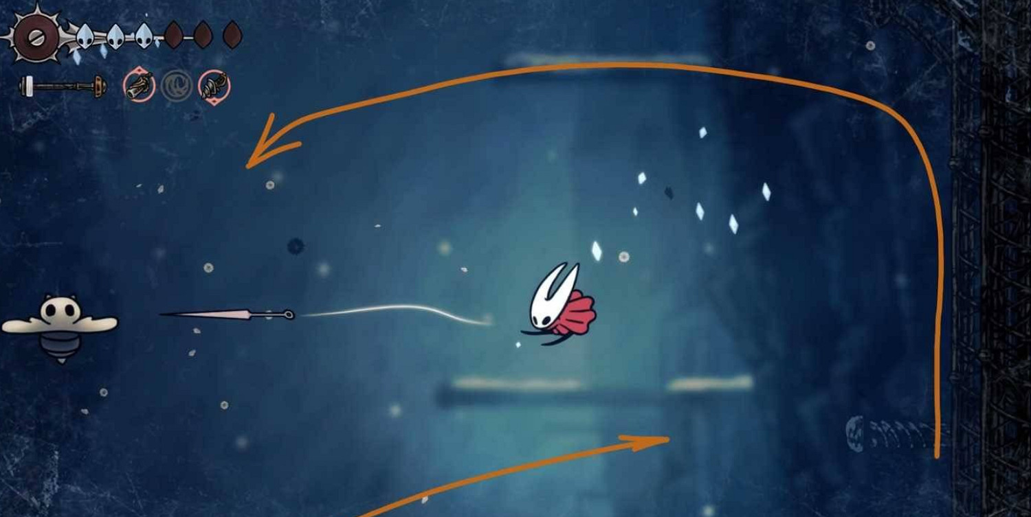 《空洞騎士絲之歌》二段跳解鎖方式