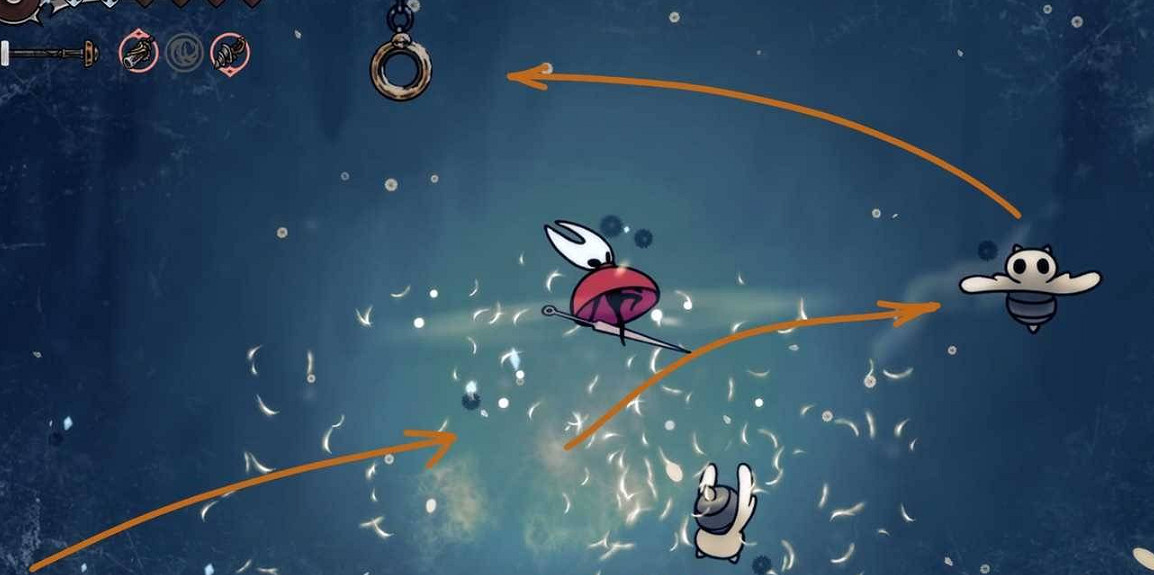 《空洞騎士絲之歌》二段跳解鎖方式