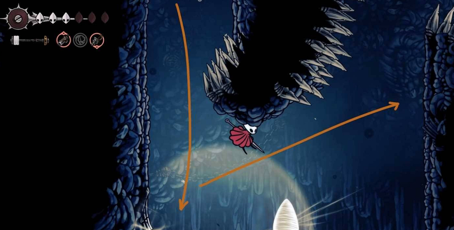 《空洞騎士絲之歌》二段跳解鎖方式