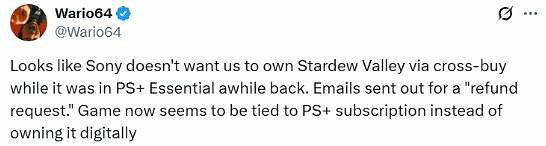 因PS+漏洞而被白剽的《星露谷物語》現已被索尼收回