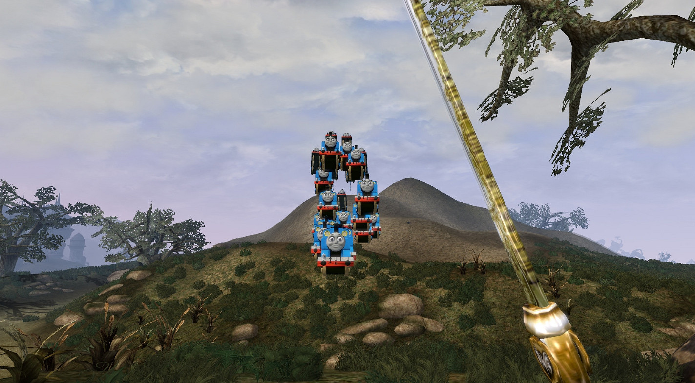 mod作者宣戰美泰!《上古卷軸3》驚現湯瑪士小火車 mod作者宣戰美泰!《上古卷軸3》驚現湯瑪士小火車