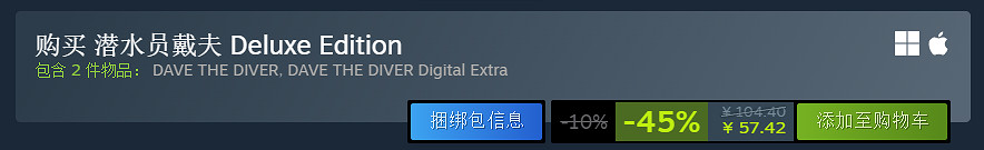 好評如潮《潛水員戴夫》開啟史低促銷！Steam僅售約新台幣191元