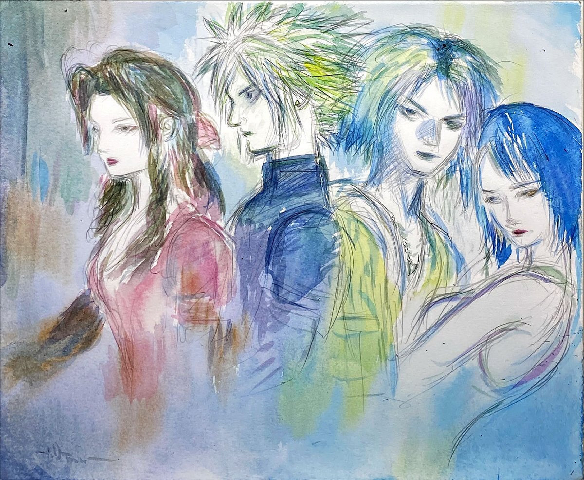 天野喜孝親繪《最終幻想》畫作被拍賣：超100萬日元！